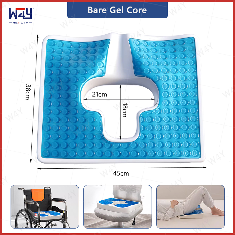 Elderly Anti-bedsore Gel Cushion T-Shaped Cushion With Cover for the Bedridden Paralyzed  Patients