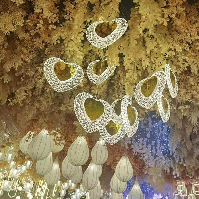 5/10pcs New Wedding Props Chandelier String Wedding Ceiling Reception Area Decorative Lights