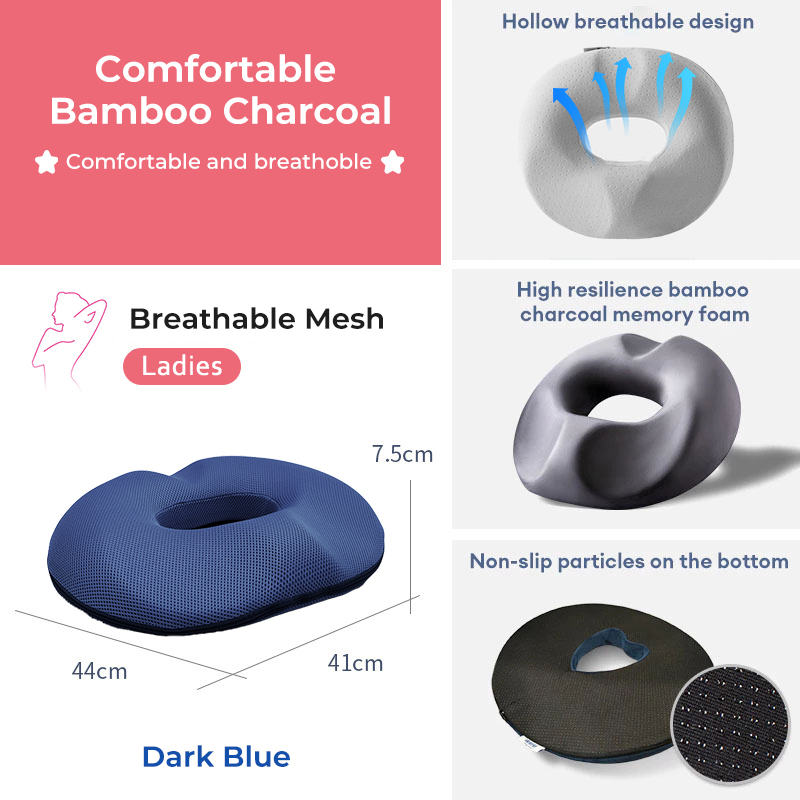 Pain Relief Memory Foam Comfort Donut Ring Car Chair Seat Cushion