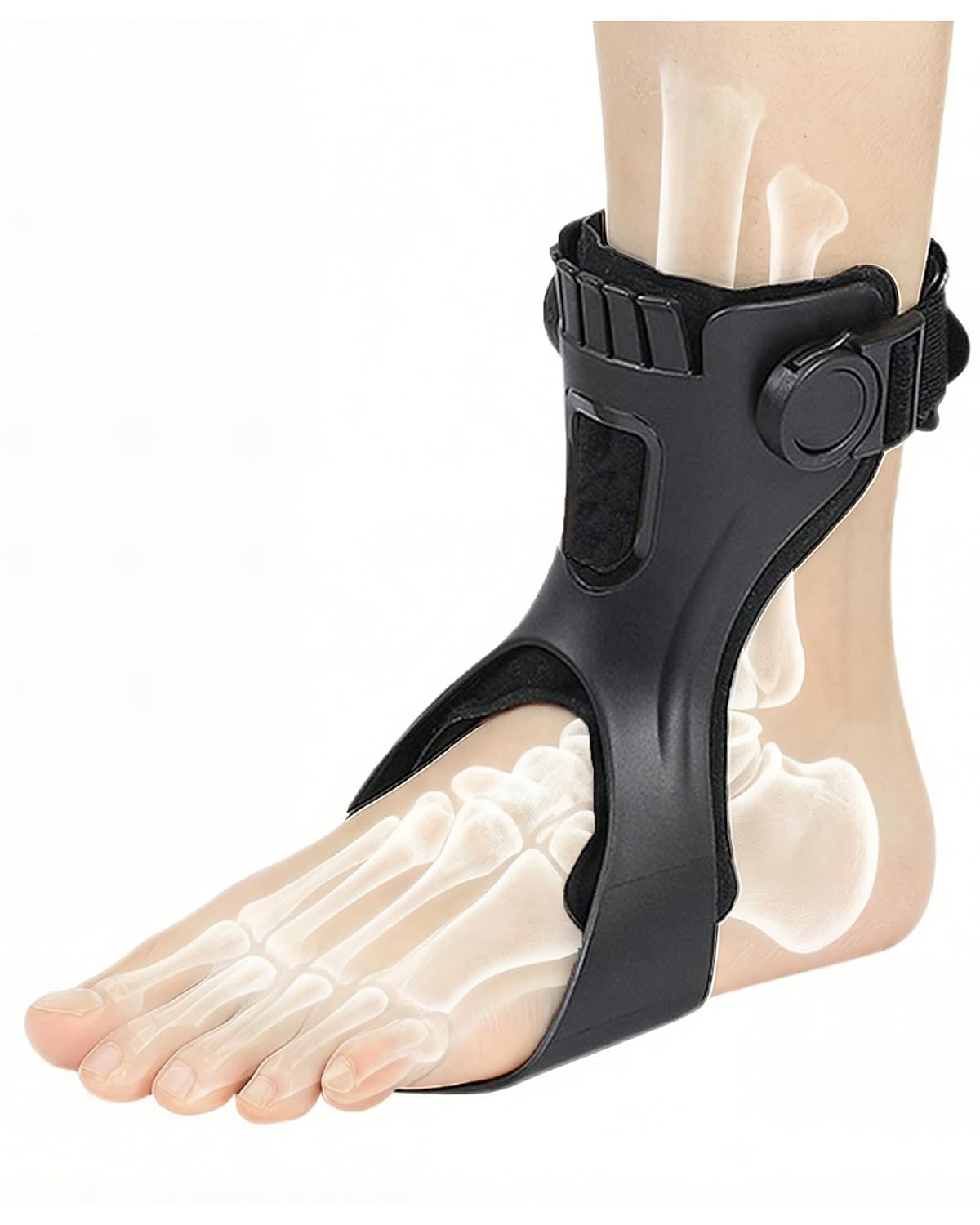 Drop Foot Brace, Drop Foot Brace Orthosis Ankle Brace Support, Foot Stabilizer Worn with Shoes