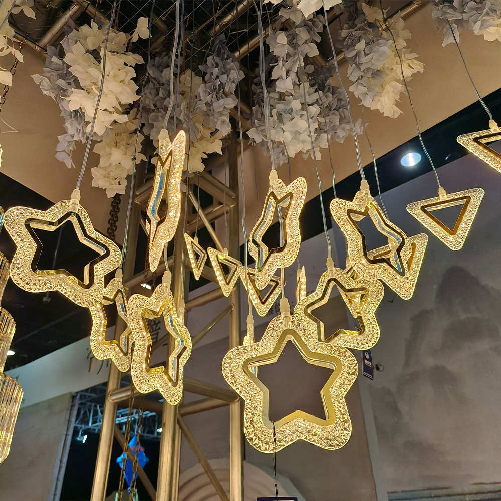 5/10pcs New Wedding Props Chandelier String Wedding Ceiling Reception Area Decorative Lights