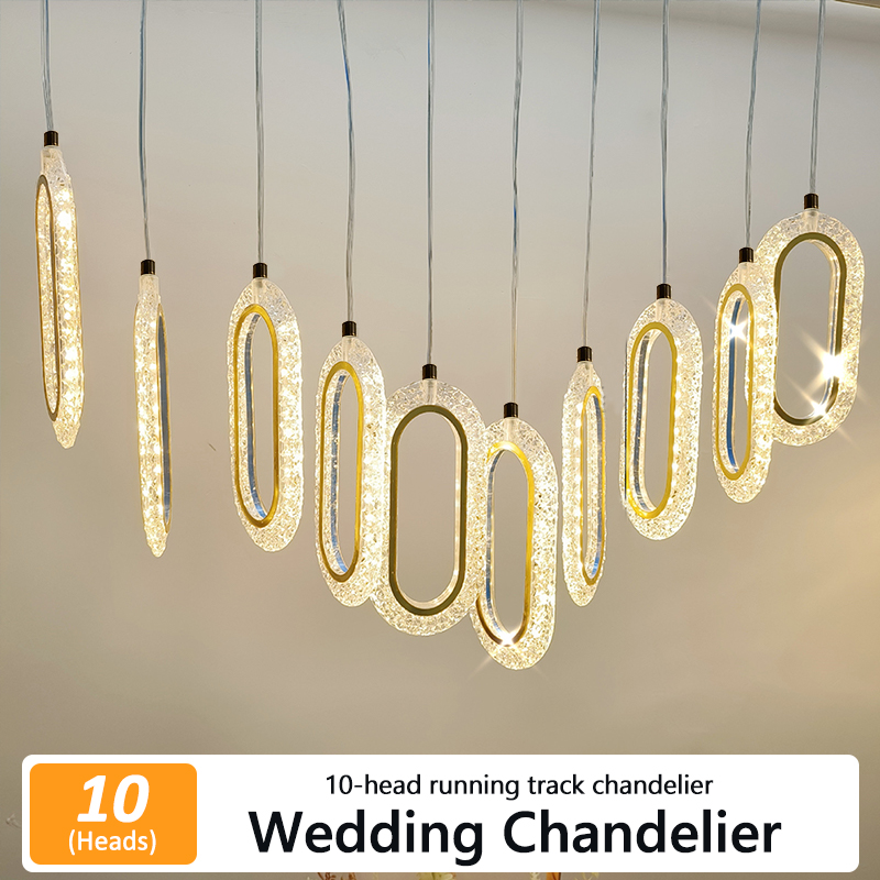 5/10pcs New Wedding Props Chandelier String Wedding Ceiling Reception Area Decorative Lights