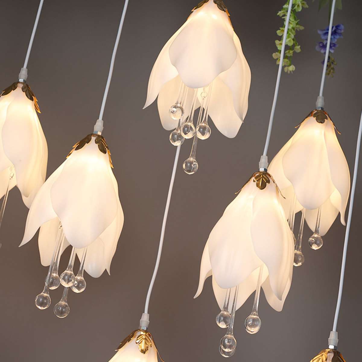 5/10pcs New Wedding Props Chandelier String Wedding Ceiling Reception Area Decorative Lights