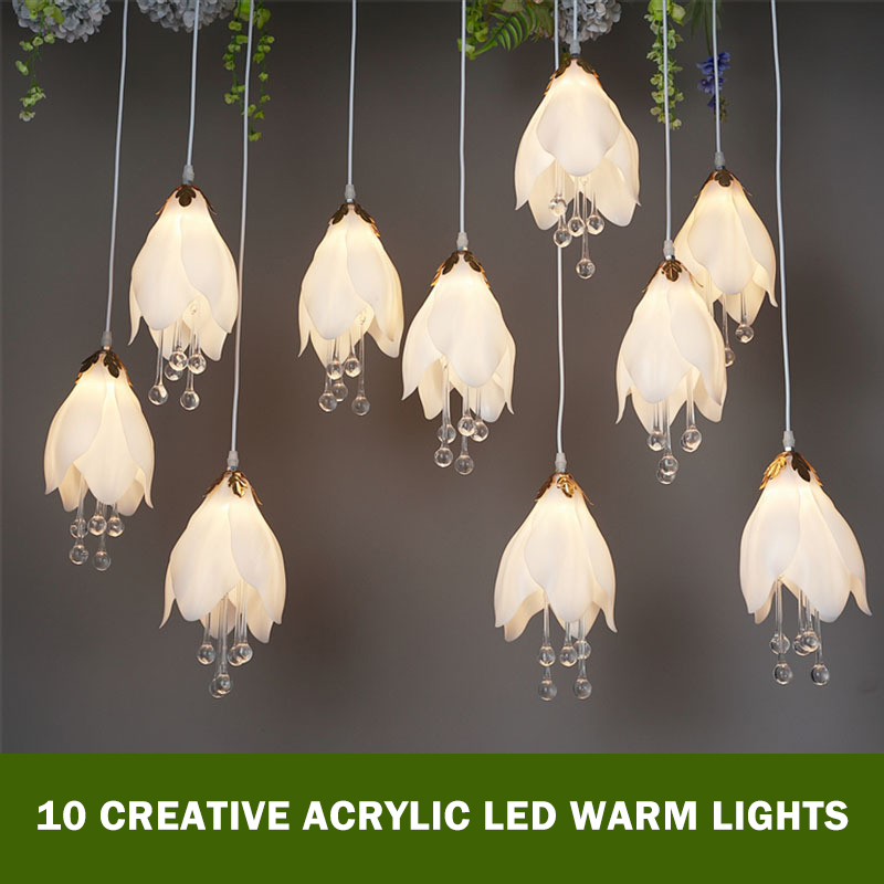 5/10pcs New Wedding Props Chandelier String Wedding Ceiling Reception Area Decorative Lights