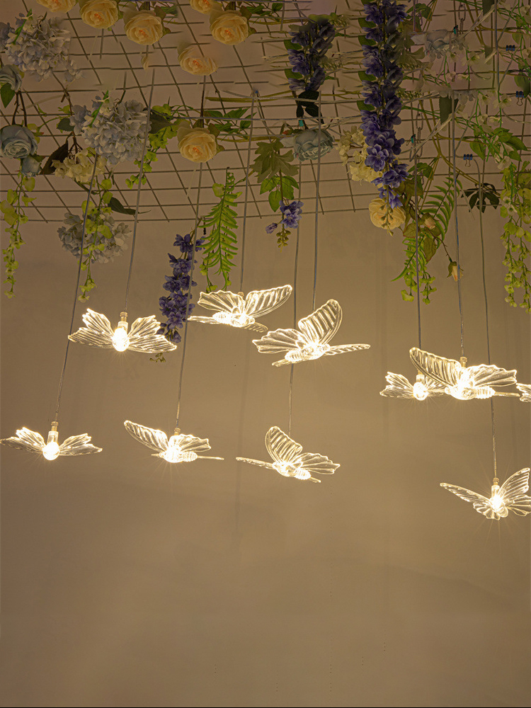 5/10pcs New Wedding Props Chandelier String Wedding Ceiling Reception Area Decorative Lights