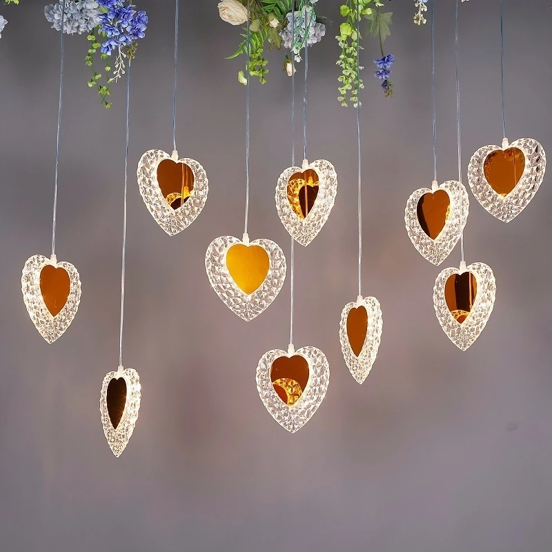 5/10pcs New Wedding Props Chandelier String Wedding Ceiling Reception Area Decorative Lights