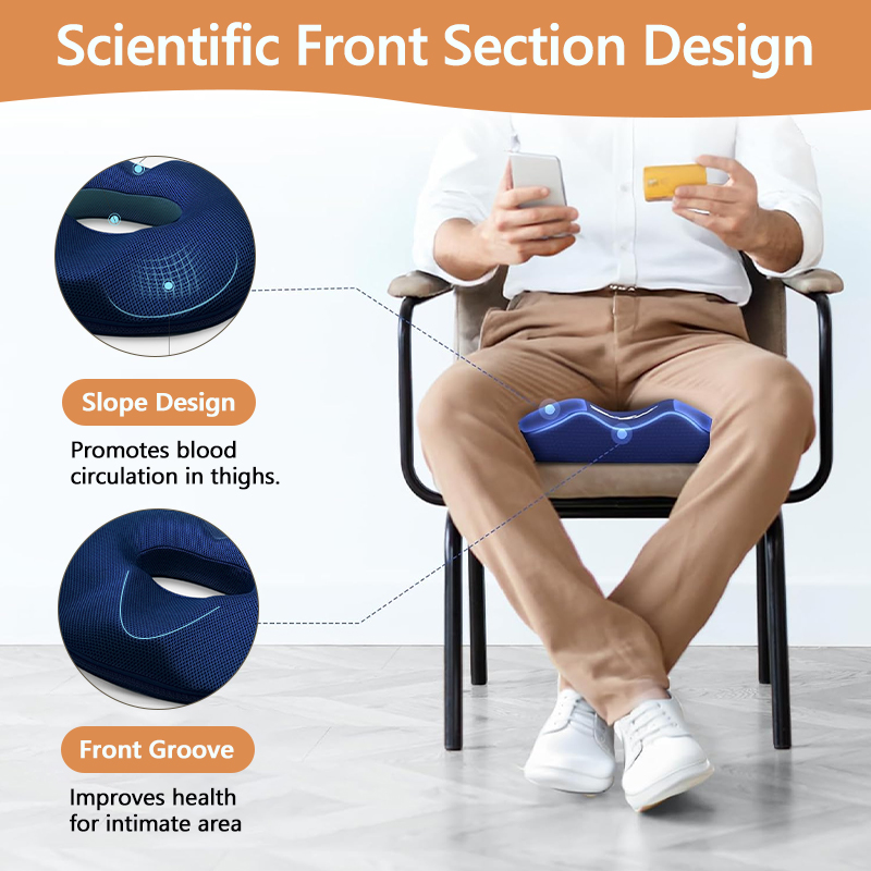 Pain Relief Memory Foam Comfort Donut Ring Car Chair Seat Cushion