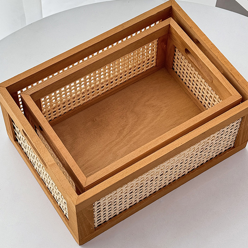 Wood Baskets Rattan Baskets For Storage Basket Organizing Nursery Bedroom Rattan Bathroom