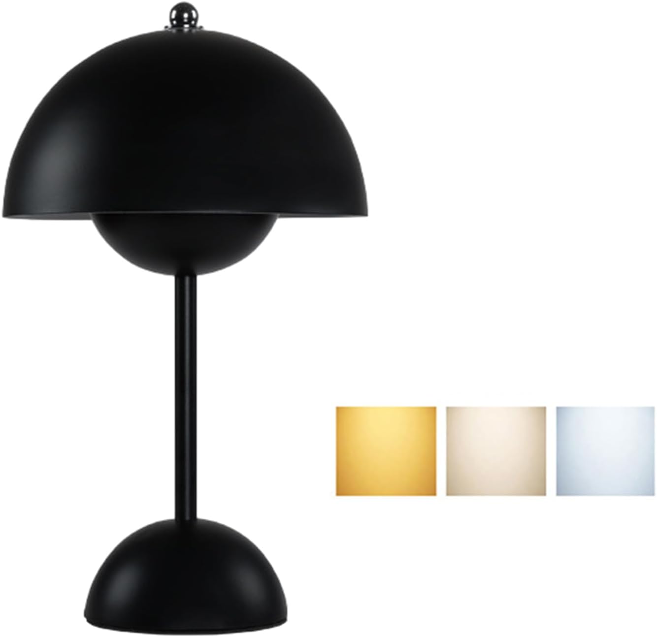 Ins Flowerpot Table Lamp Rechargeable Type-C Night Light Touch Dimmable Bedroom Bedside Lamp
