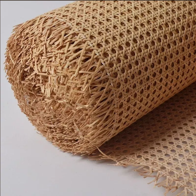 Synthetic Rattan Roll Sheet Webbing Caning Material Sheet For Outdoor Chair Table Furniture Repair