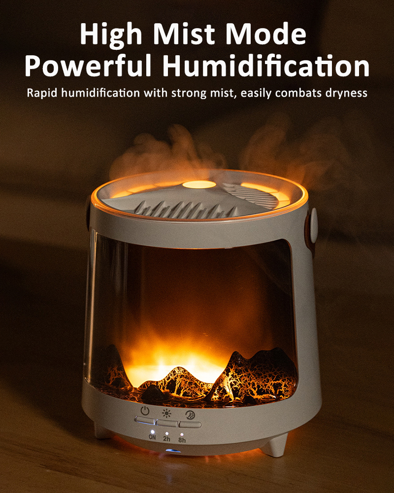 Aroma Diffuser With 7 Color Light Humidifier With Remote Control Essential Oils For Home Office