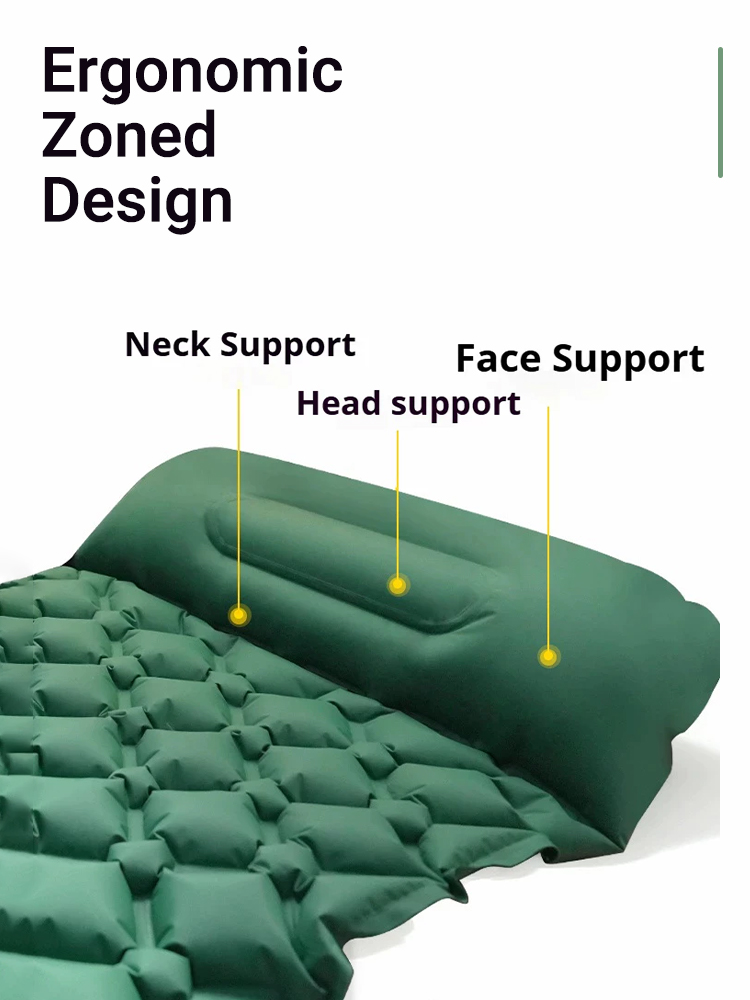Waterproof Self-Inflating Mat Sleeping Mat Air Mat Mattress Sleeping Pad Camping Pad With Pillow
