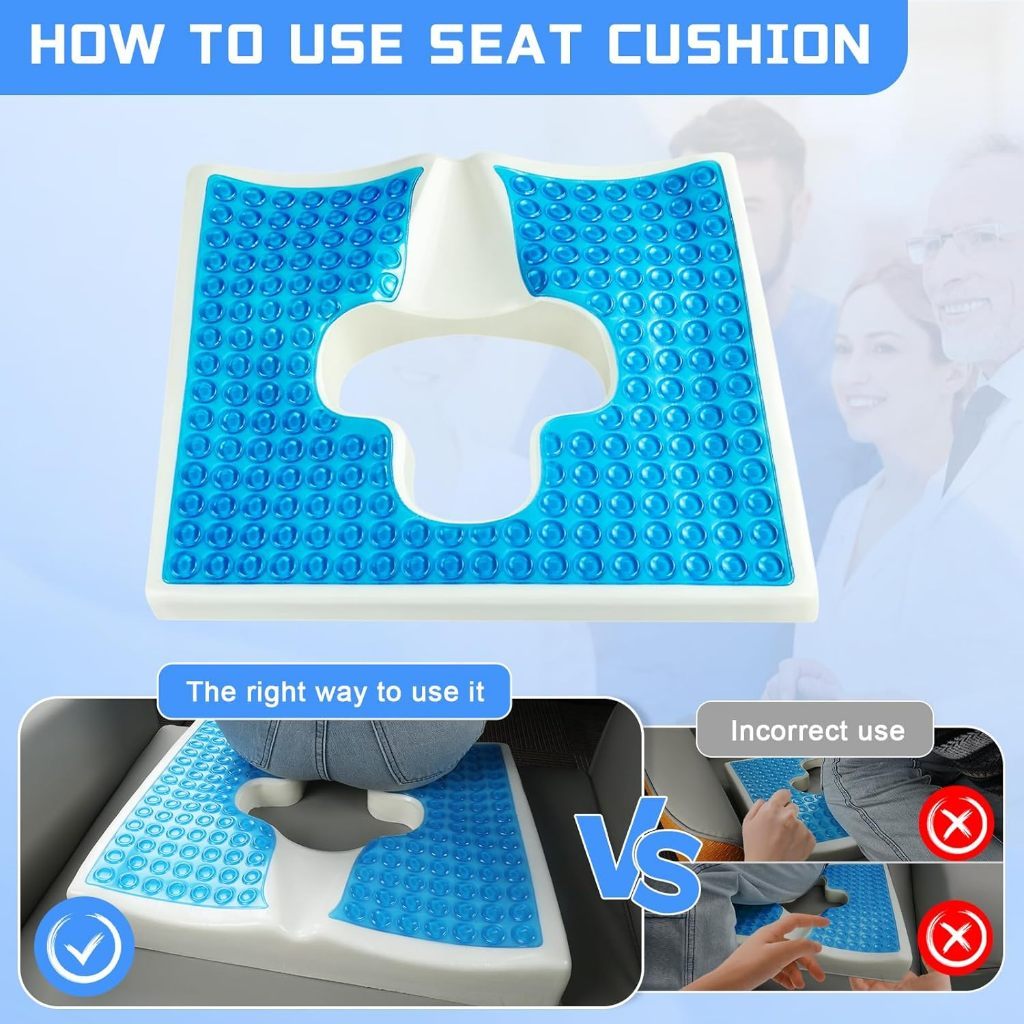Elderly Anti-bedsore Gel Cushion T-Shaped Cushion With Cover for the Bedridden Paralyzed  Patients