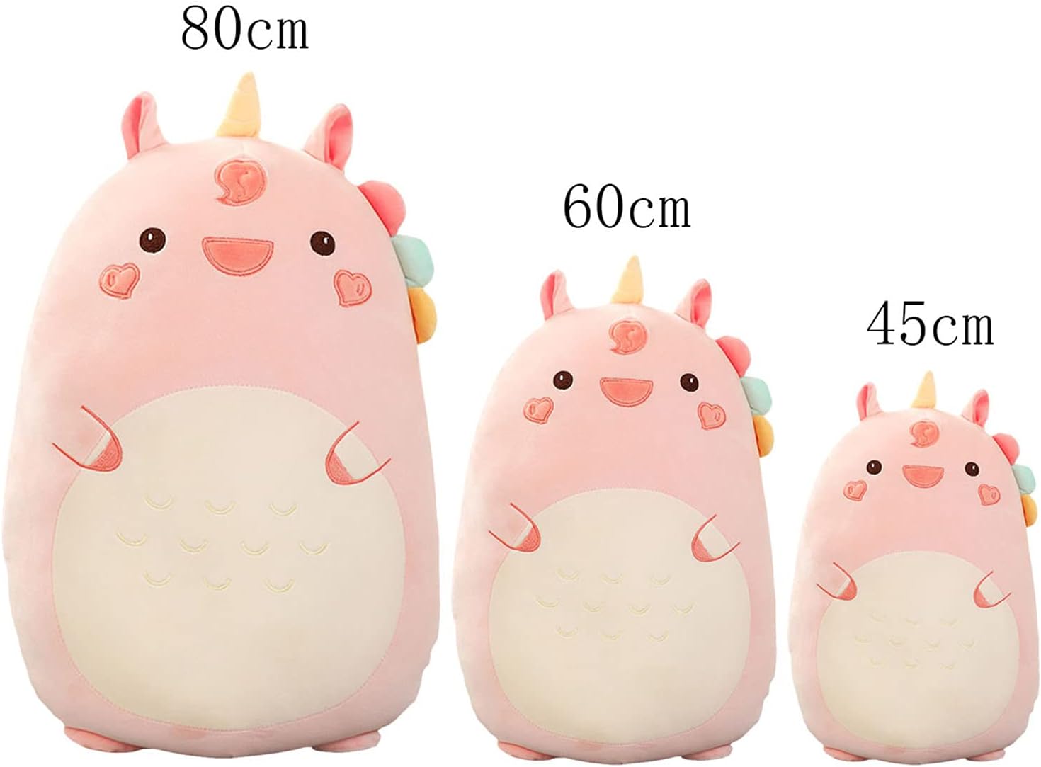 Stuffed Cartoon Doll Huggable Dinosaur Bunny Unicorn Soft Plush Toy Lovely Buddy Soft Pillow
