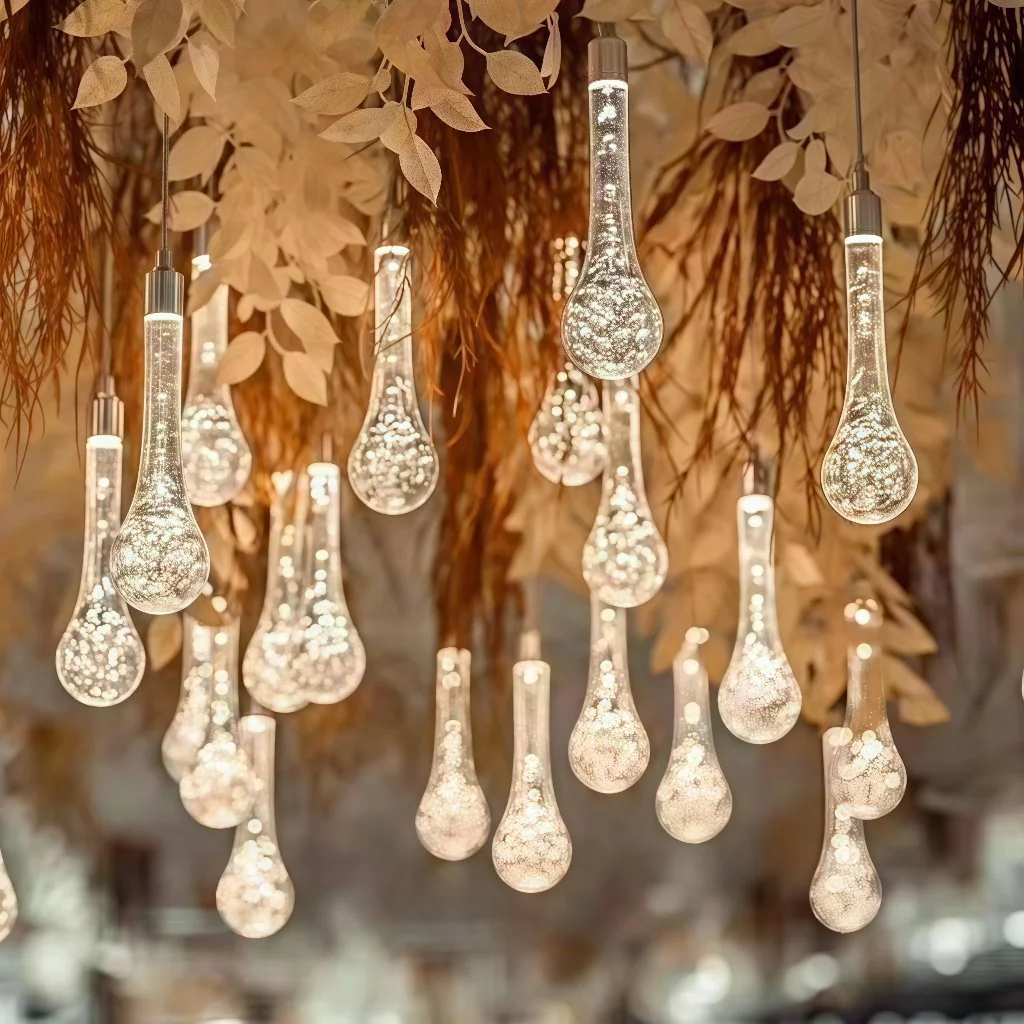 5/10pcs New Wedding Props Chandelier String Wedding Ceiling Reception Area Decorative Lights