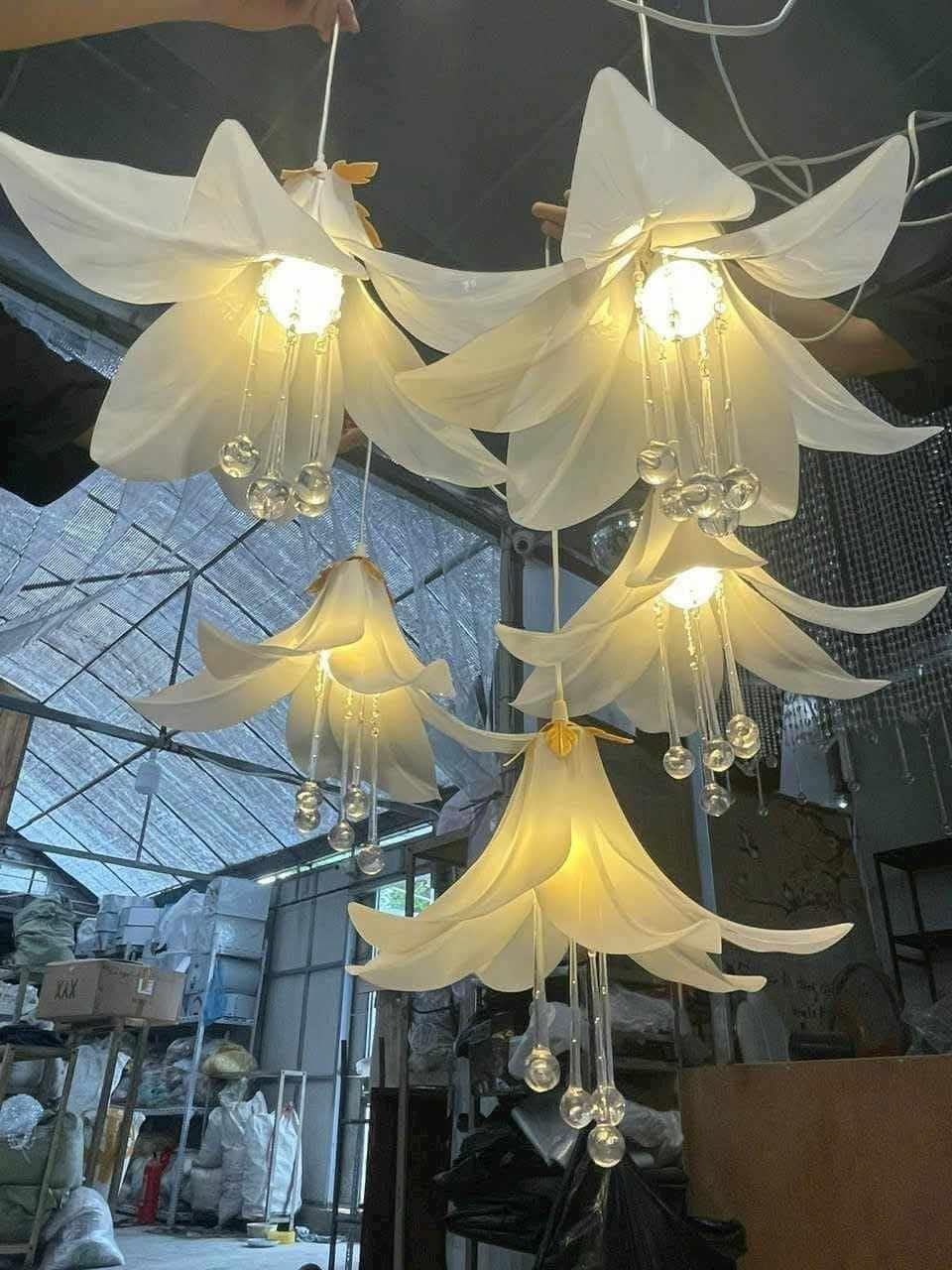 5/10pcs New Wedding Props Chandelier String Wedding Ceiling Reception Area Decorative Lights