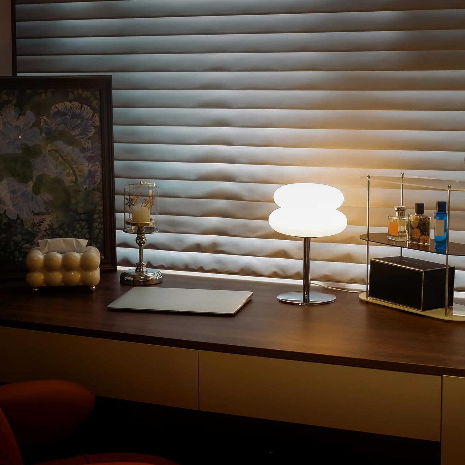 Bedroom Table Lamp Retro Creative Decorative Bedroom Hamburger Bedside Lamp USB Charging Light