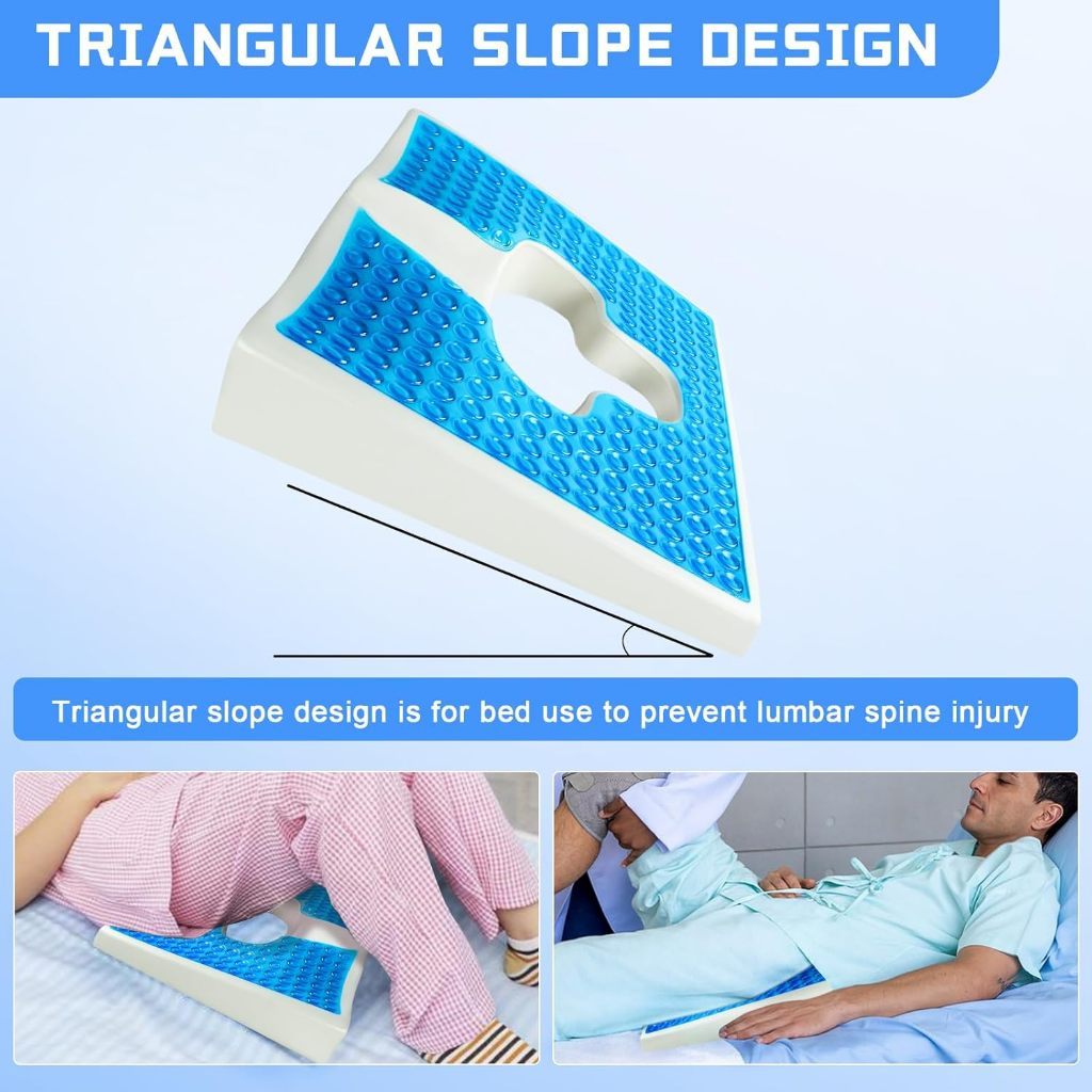 Elderly Anti-bedsore Gel Cushion T-Shaped Cushion With Cover for the Bedridden Paralyzed  Patients