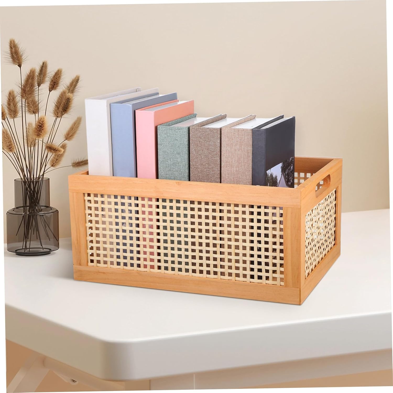 Wood Baskets Rattan Baskets For Storage Basket Organizing Nursery Bedroom Rattan Bathroom