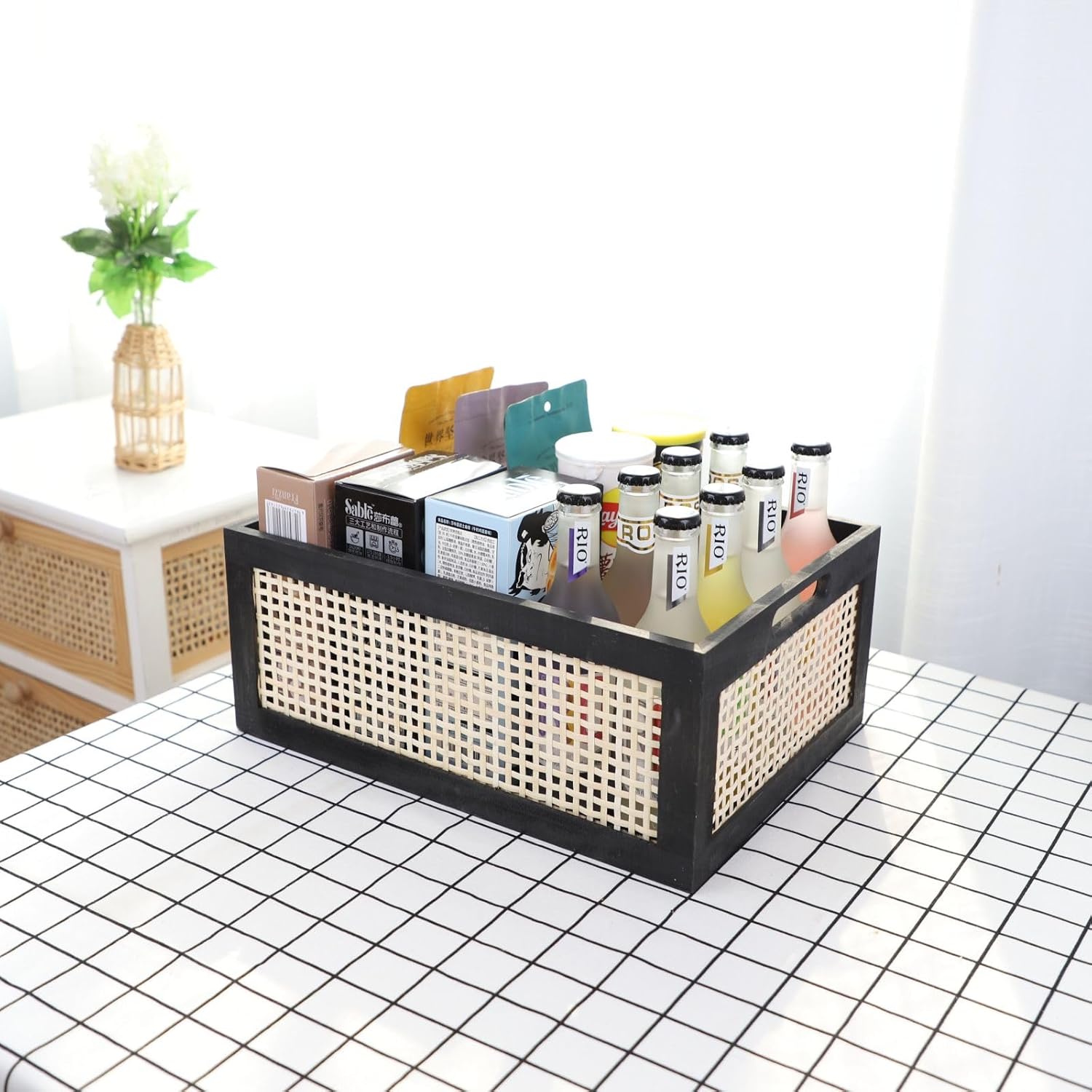 Wood Baskets Rattan Baskets For Storage Basket Organizing Nursery Bedroom Rattan Bathroom