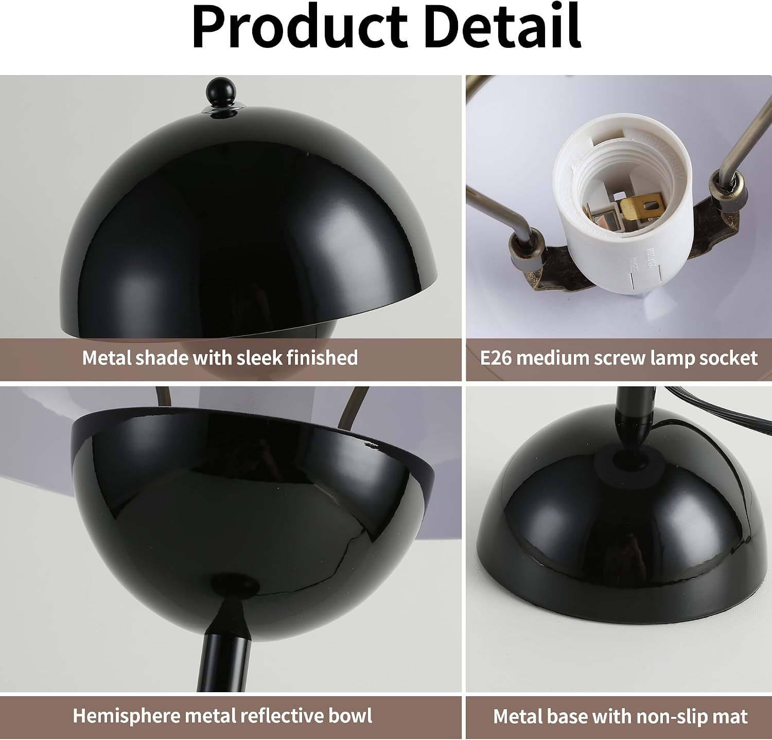Ins Flowerpot Table Lamp Rechargeable Type-C Night Light Touch Dimmable Bedroom Bedside Lamp