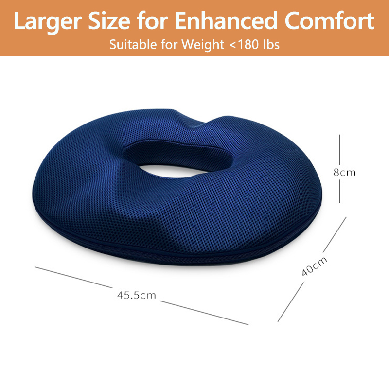 Pain Relief Memory Foam Comfort Donut Ring Car Chair Seat Cushion