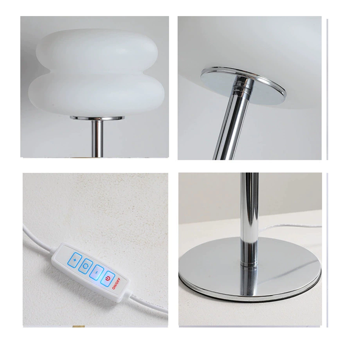 Bedroom Table Lamp Retro Creative Decorative Bedroom Hamburger Bedside Lamp USB Charging Light