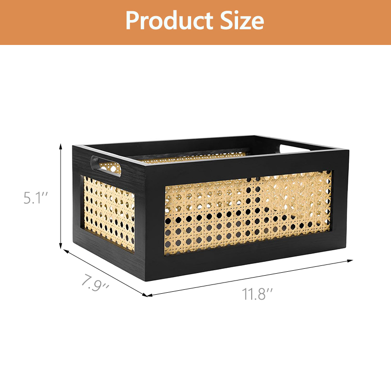 Wood Baskets Rattan Baskets For Storage Basket Organizing Nursery Bedroom Rattan Bathroom