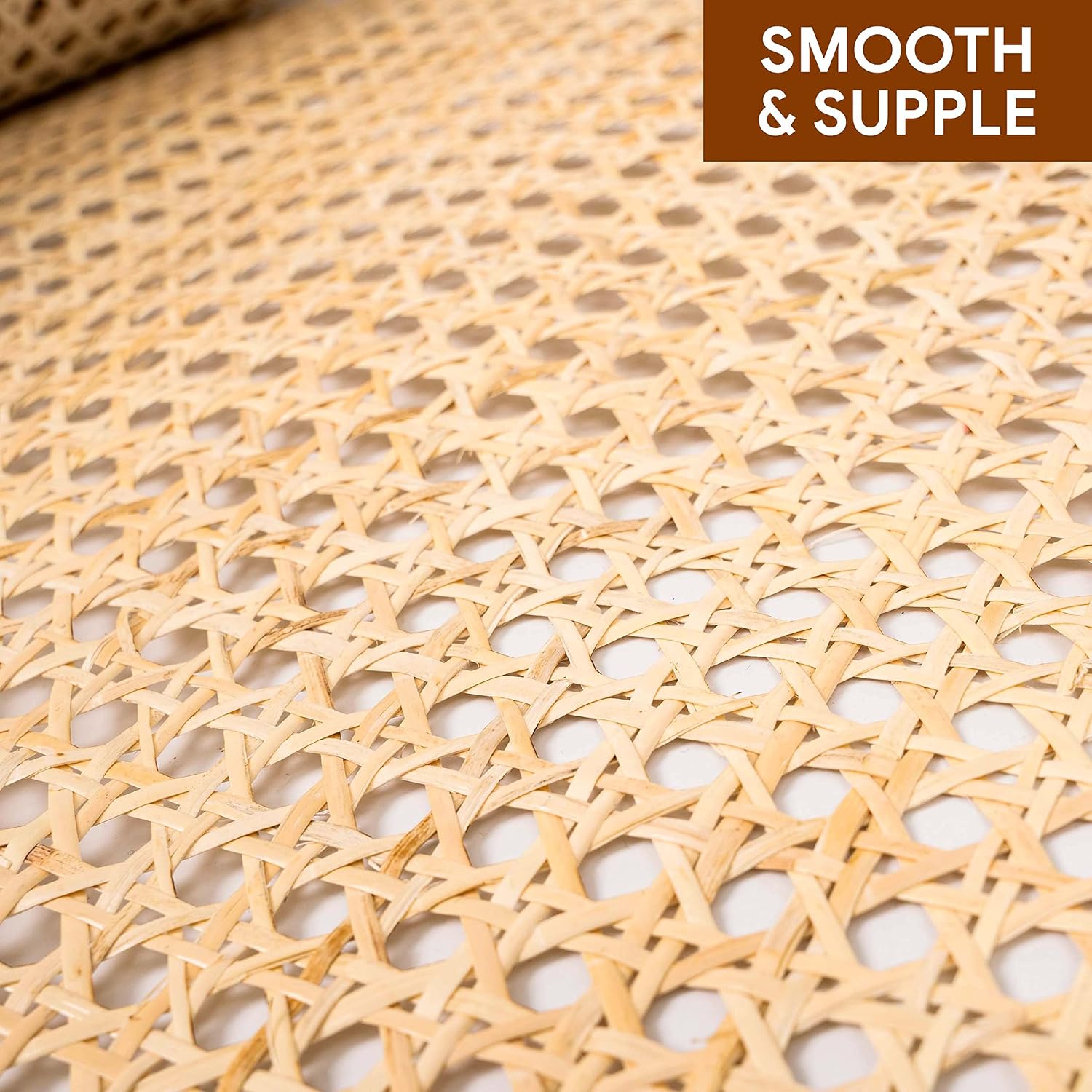 Synthetic Rattan Roll Sheet Webbing Caning Material Sheet For Outdoor Chair Table Furniture Repair