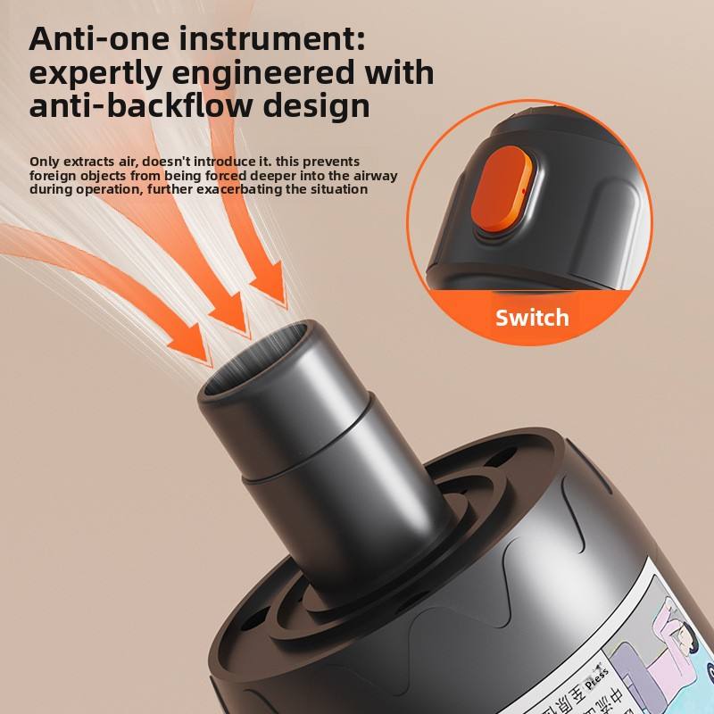  Portable Anti-Choking Aspirator Medical Grade Heimlich Device for Infant Adult Airway Suction Emergencies Home Use