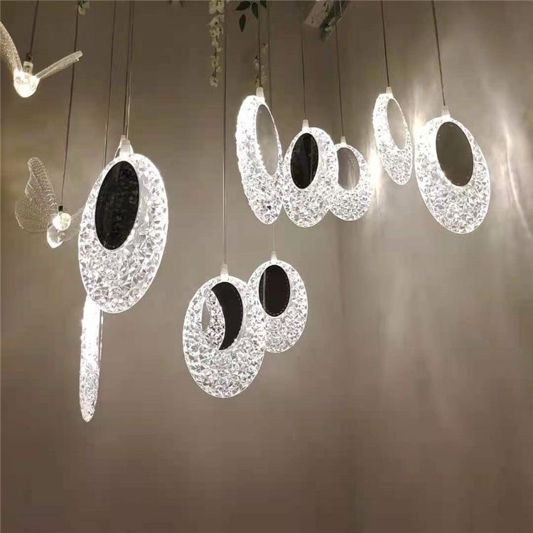 5/10pcs New Wedding Props Chandelier String Wedding Ceiling Reception Area Decorative Lights