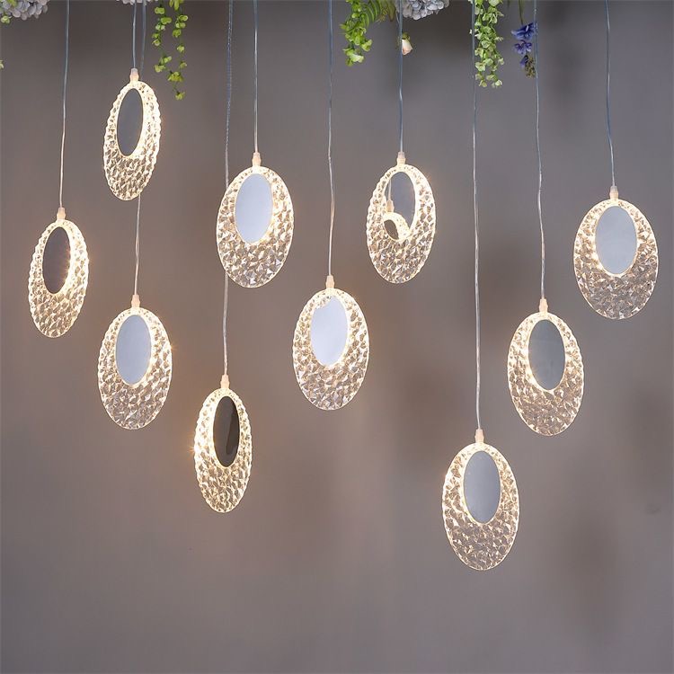 5/10pcs New Wedding Props Chandelier String Wedding Ceiling Reception Area Decorative Lights