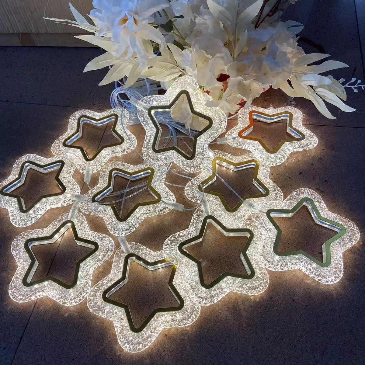 5/10pcs New Wedding Props Chandelier String Wedding Ceiling Reception Area Decorative Lights