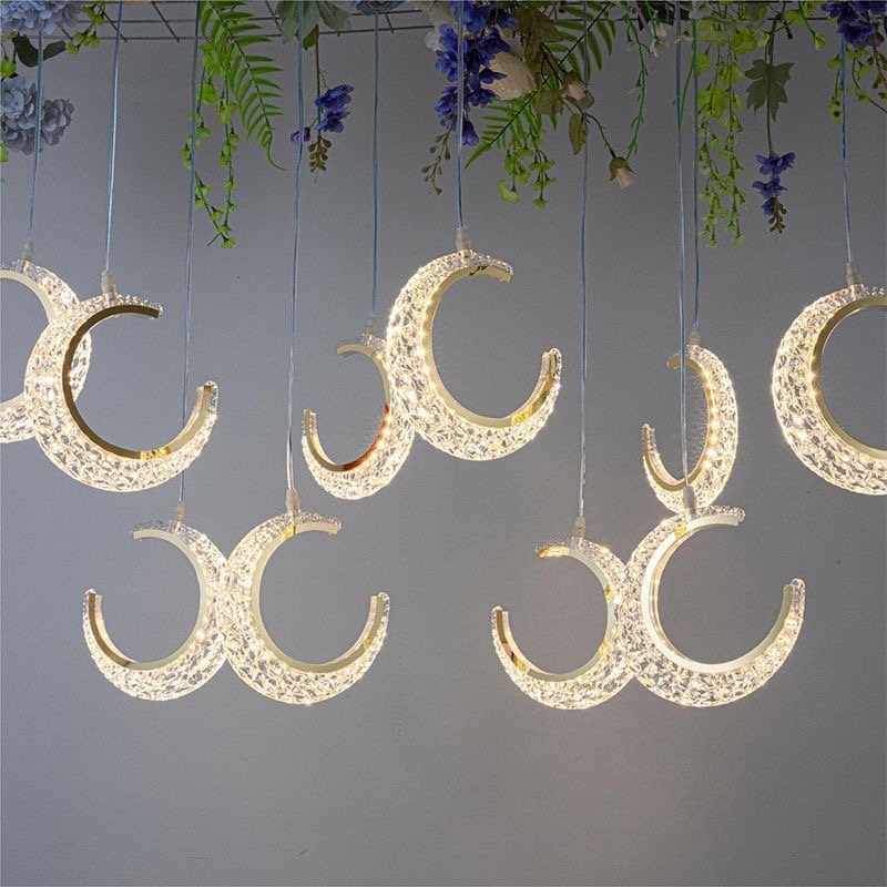 5/10pcs New Wedding Props Chandelier String Wedding Ceiling Reception Area Decorative Lights