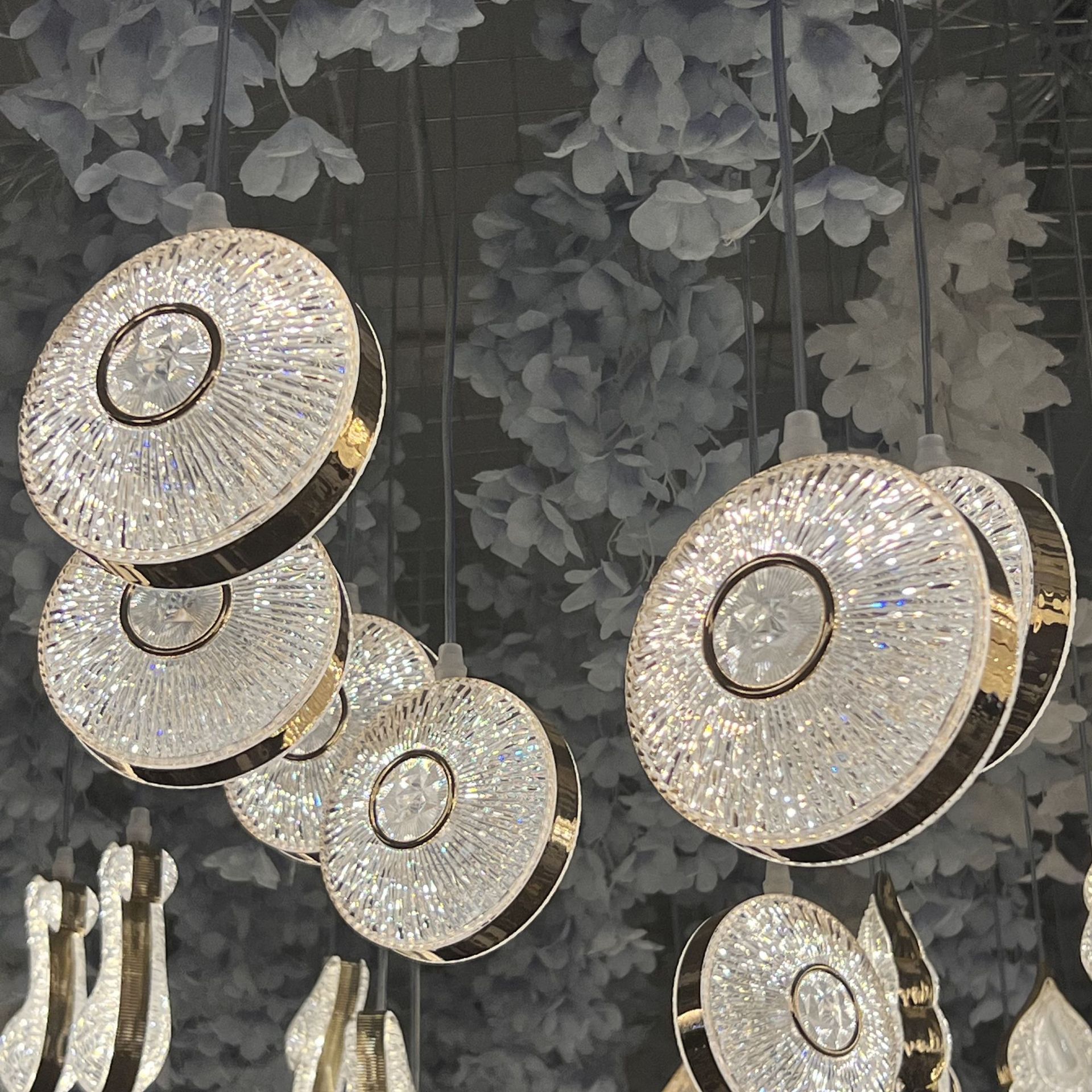 5/10pcs New Wedding Props Chandelier String Wedding Ceiling Reception Area Decorative Lights