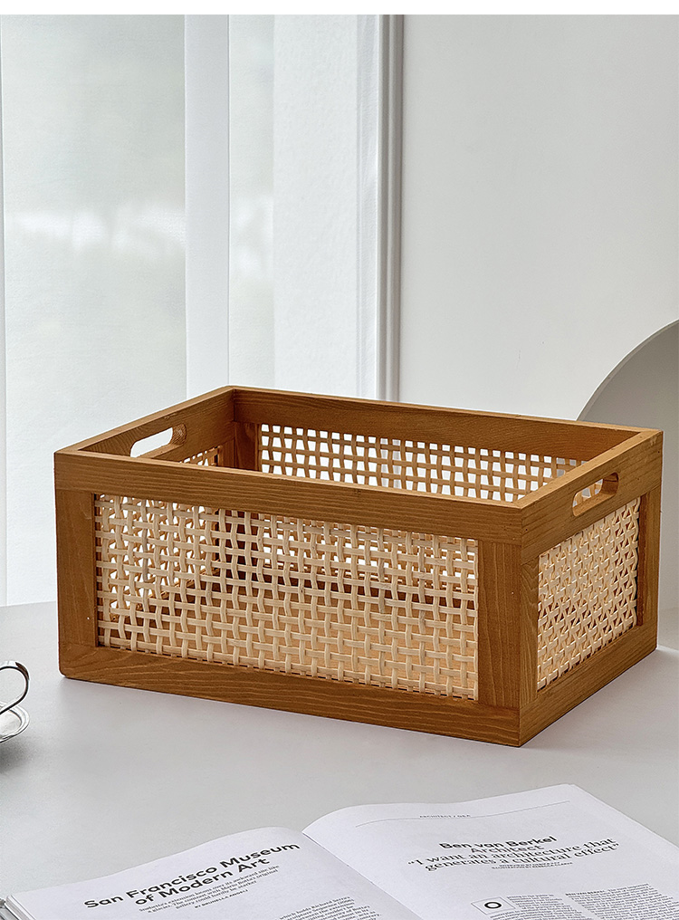 Wood Baskets Rattan Baskets For Storage Basket Organizing Nursery Bedroom Rattan Bathroom