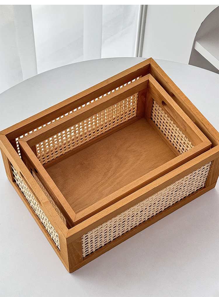Wood Baskets Rattan Baskets For Storage Basket Organizing Nursery Bedroom Rattan Bathroom