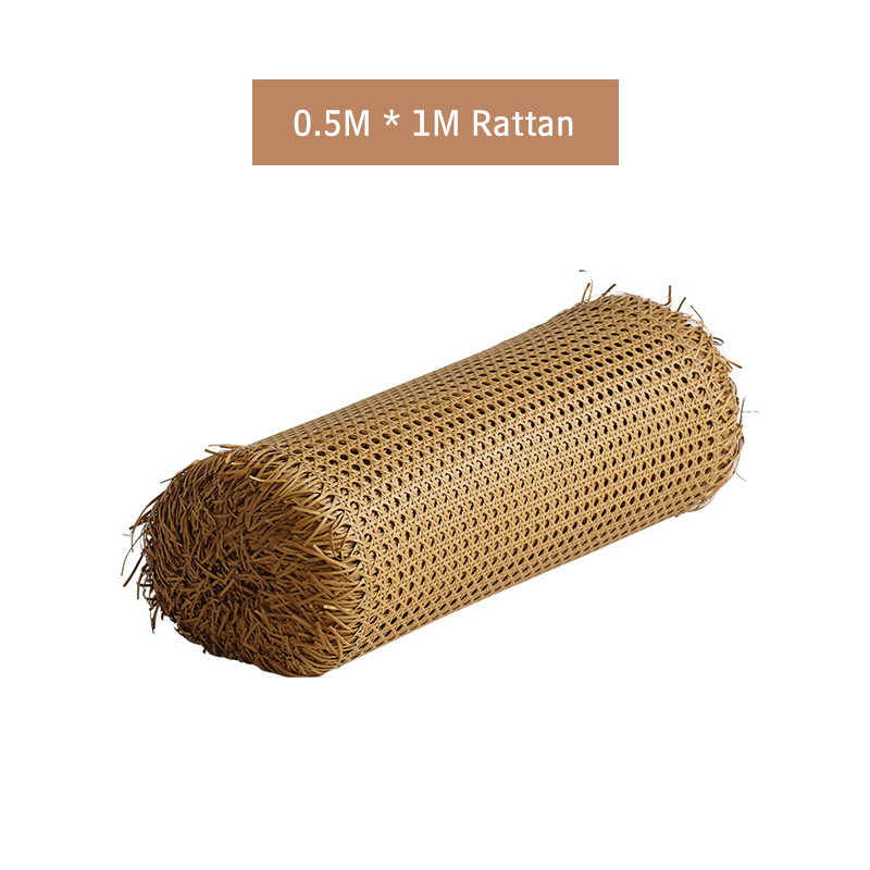 Synthetic Rattan Roll Sheet Webbing Caning Material Sheet For Outdoor Chair Table Furniture Repair