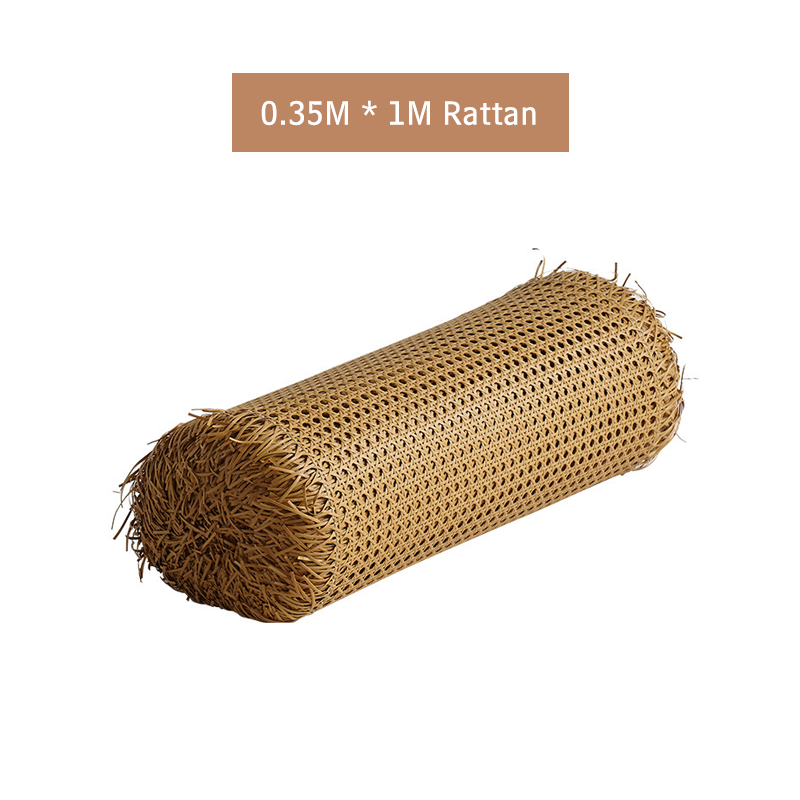 Synthetic Rattan Roll Sheet Webbing Caning Material Sheet For Outdoor Chair Table Furniture Repair
