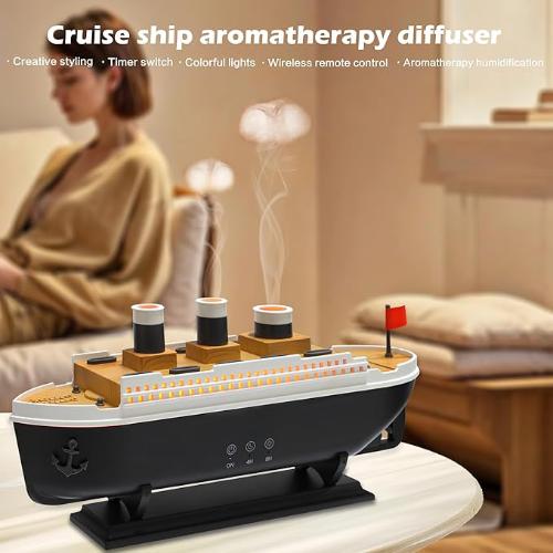 Titanic Air Humidifier Essential Oil Fragrance Diffuser Jellyfish Smoke Ring Spray Diffuser