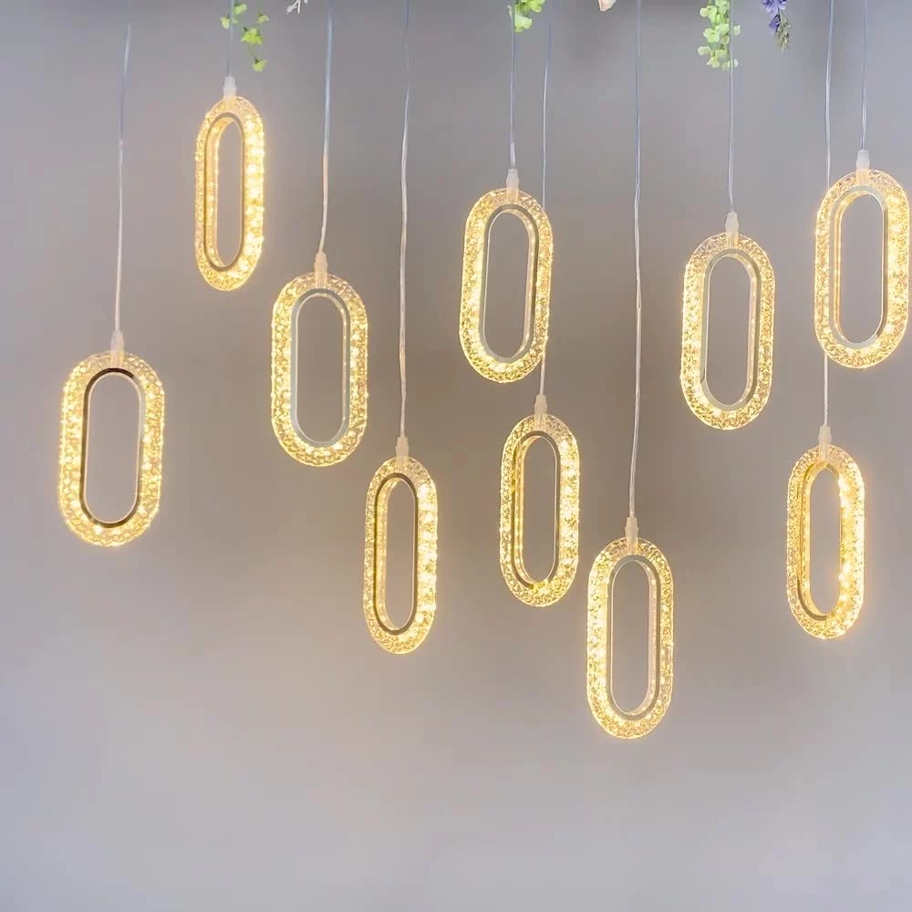 5/10pcs New Wedding Props Chandelier String Wedding Ceiling Reception Area Decorative Lights