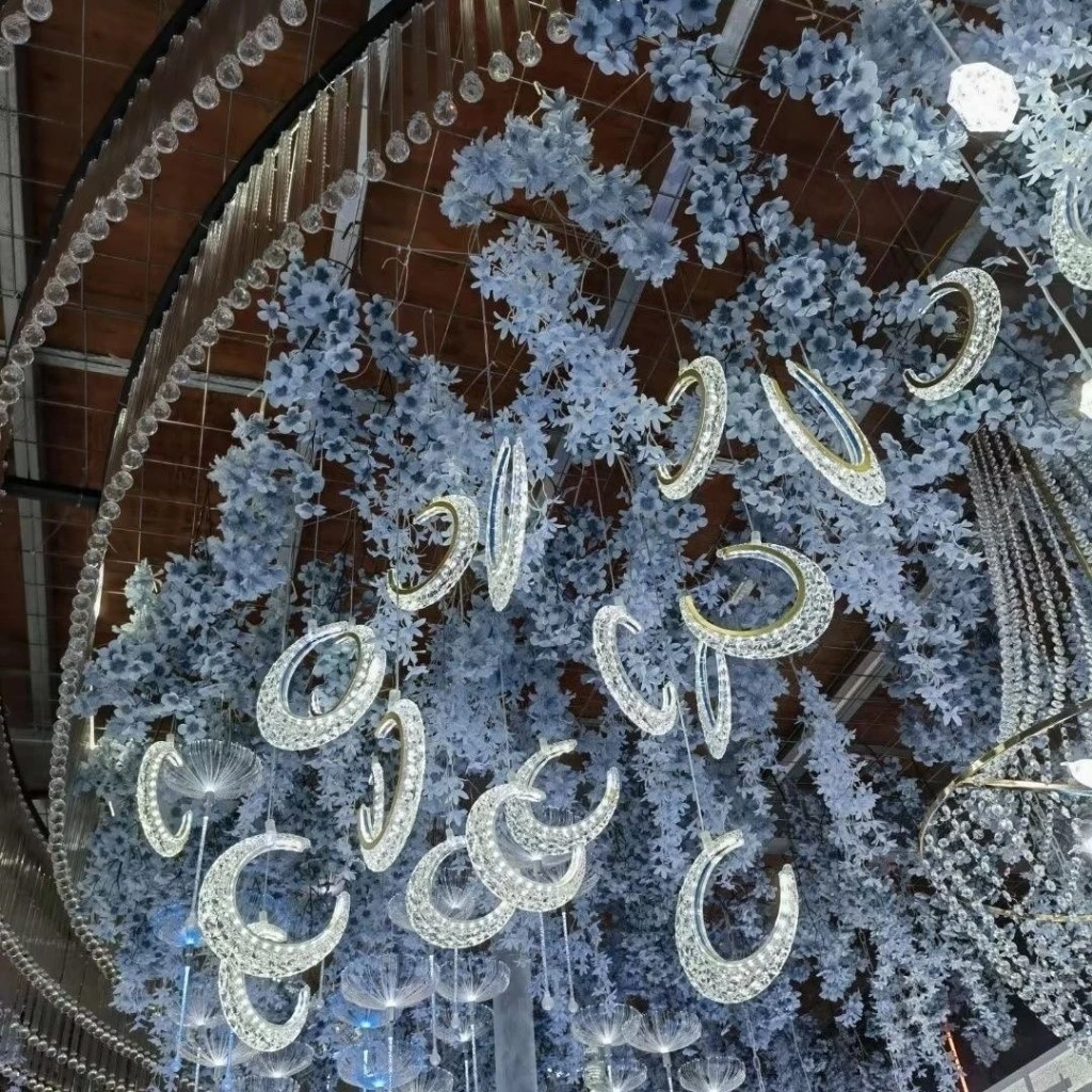 5/10pcs New Wedding Props Chandelier String Wedding Ceiling Reception Area Decorative Lights