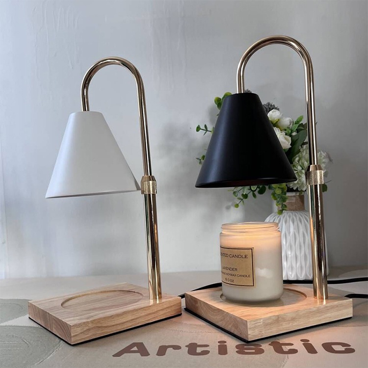 Candle Warmer Lamp Green with Timer Dimmer, Electric Candle Lamp Light Warmer Wax Heater With 2 Bulbs, Mom Christmas Birthday Gifts For Her Women, House Warming Gifts New Home