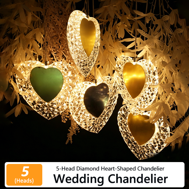5/10pcs New Wedding Props Chandelier String Wedding Ceiling Reception Area Decorative Lights