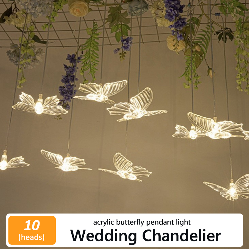 5/10pcs New Wedding Props Chandelier String Wedding Ceiling Reception Area Decorative Lights
