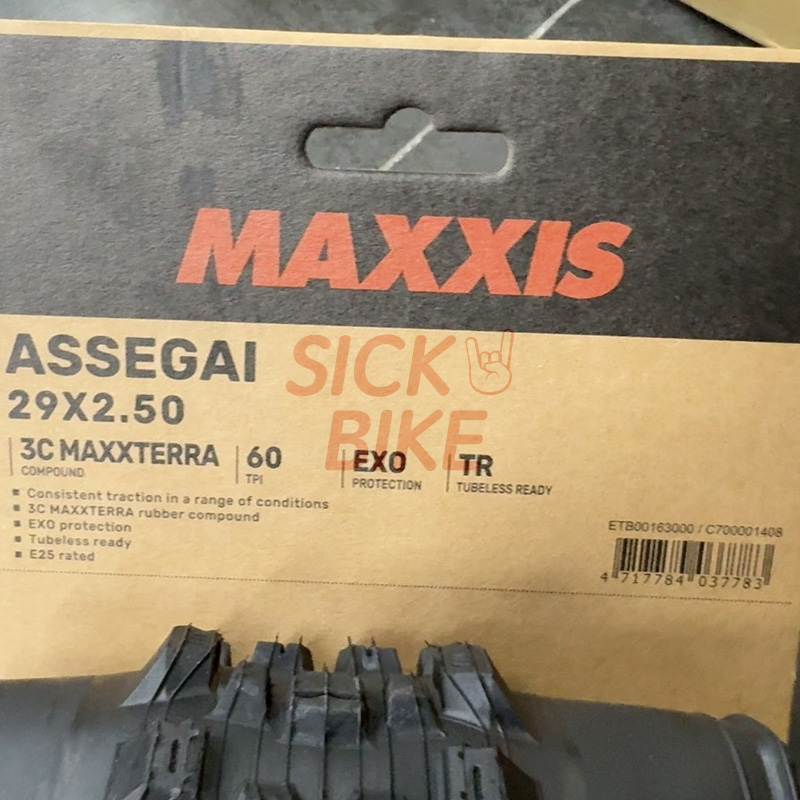 🅢🅸🅒🅺Maxxis Assegai 登山車可折外胎膚色 3C MaxxGrip 27.5/29 DH/DD/E50