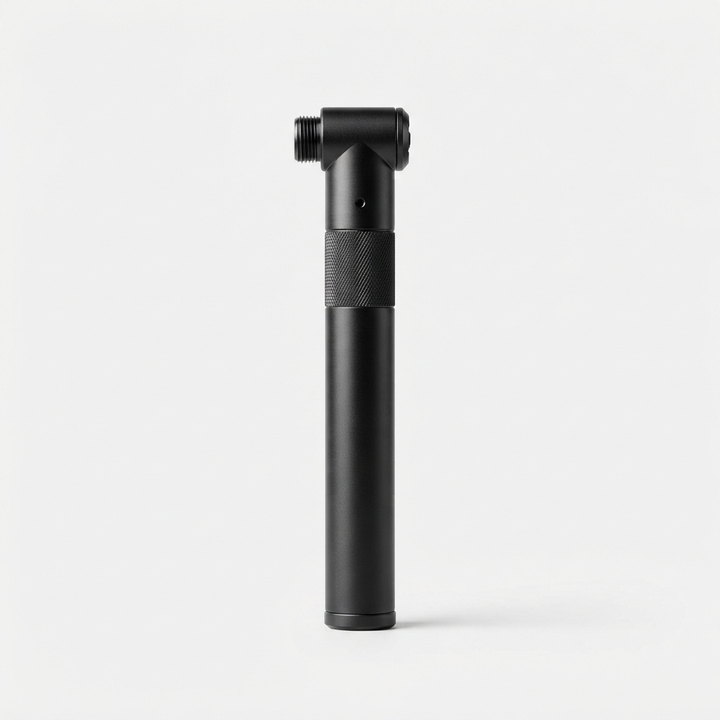Black portable high-pressure bike mini pump
