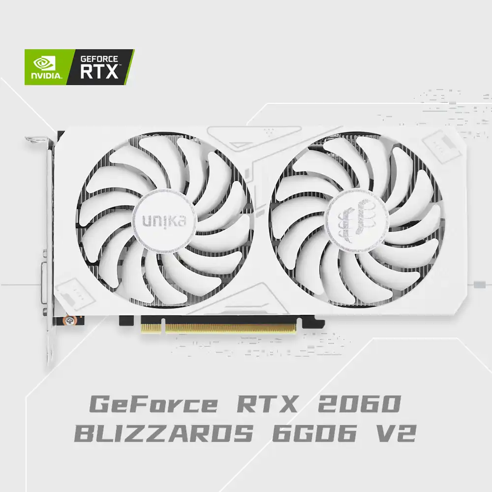 UNIKA RTX 2060 Blizzard 6GD6 V2 Graphics Card