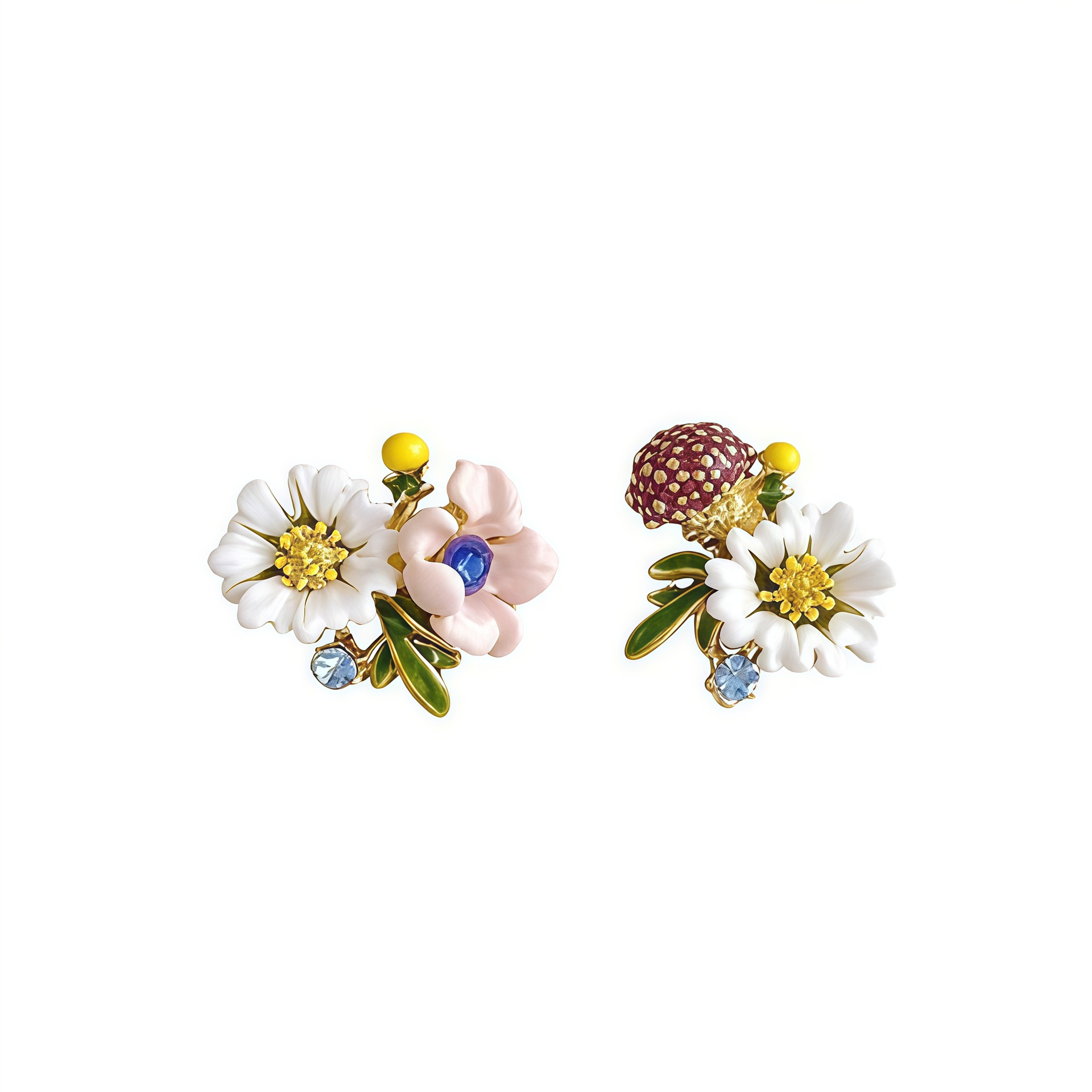S925 NEW Multi Design Stud 14mm 2g zircon Earrings For women gift