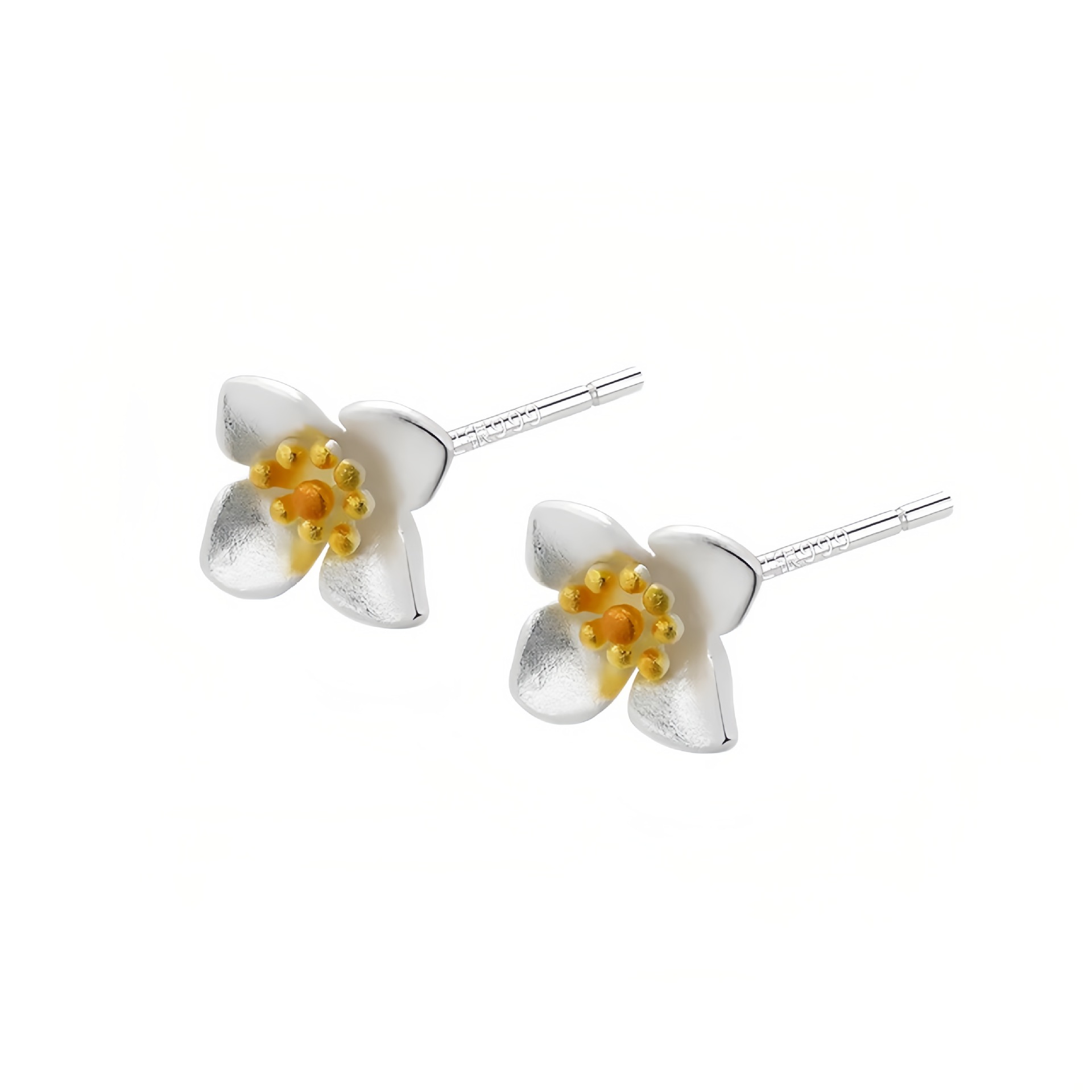 S925 NEW multiple styles Stud 14mm 1 g Flowers and Flowers zircon Earrings  